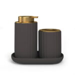 Beautiful By Drew Barrymore Bathroom Tray - Dark Gray