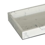 Better Homes & Gardens Faux Marble Vanity Tray, White