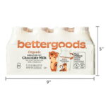 bettergoods Organic Reduced Fat Chocolate Milk, 8 fl oz, 12 Count