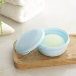 Bfogop Plastic Soap Container, Soap Bar Holder Travel Case Portable Round Soap Dishes with Lid Leak-Proof Soap Box for Bar Soap Box Holder Soap Container for Home, Gym, Camping
