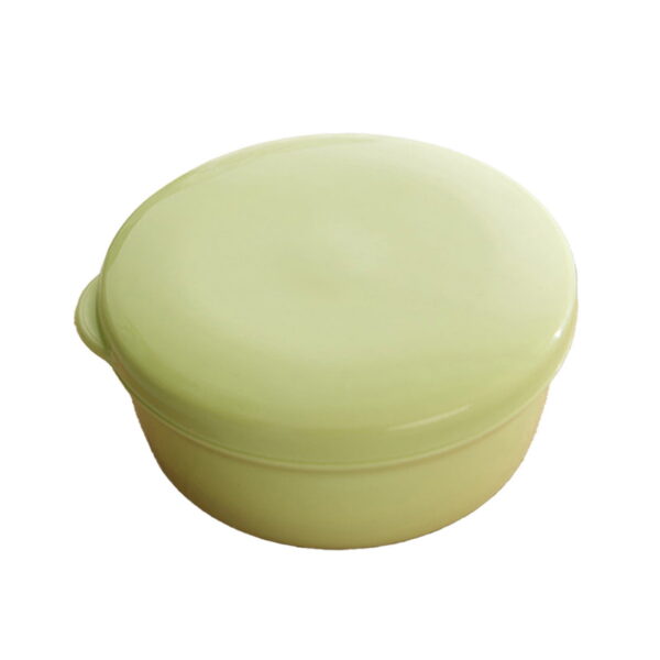 Bfogop Plastic Soap Container, Soap Bar Holder Travel Case Portable Round Soap Dishes with Lid Leak-Proof Soap Box for Bar Soap Box Holder Soap Container for Home, Gym, Camping