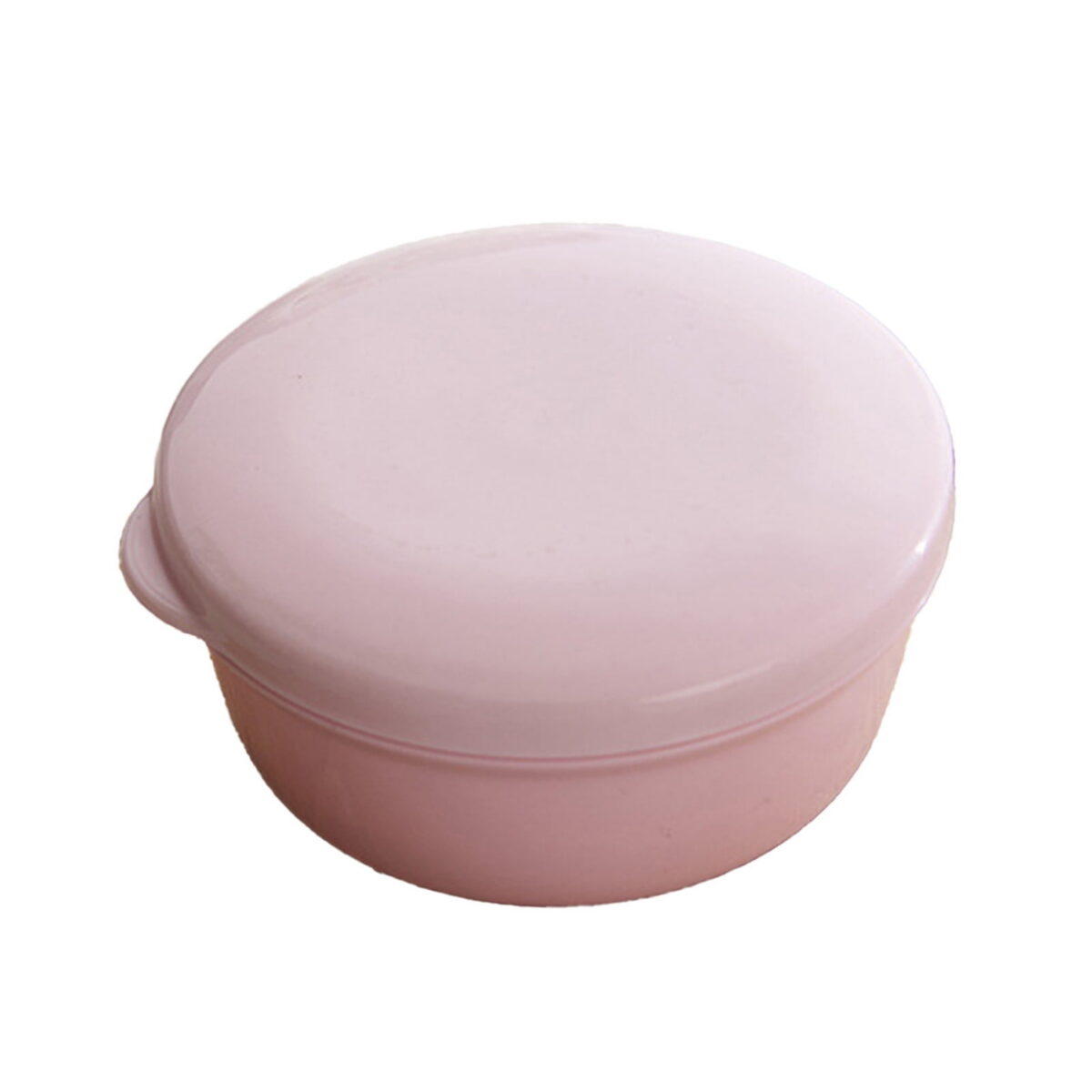 Bfogop Plastic Soap Container, Soap Bar Holder Travel Case Portable Round Soap Dishes with Lid Leak-Proof Soap Box for Bar Soap Box Holder Soap Container for Home, Gym, Camping
