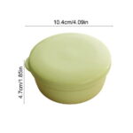 Bfogop Plastic Soap Container, Soap Bar Holder Travel Case Portable Round Soap Dishes with Lid Leak-Proof Soap Box for Bar Soap Box Holder Soap Container for Home, Gym, Camping