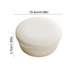 Bfogop Plastic Soap Container, Soap Bar Holder Travel Case Portable Round Soap Dishes with Lid Leak-Proof Soap Box for Bar Soap Box Holder Soap Container for Home, Gym, Camping