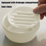 Bfogop Plastic Soap Container, Soap Bar Holder Travel Case Portable Round Soap Dishes with Lid Leak-Proof Soap Box for Bar Soap Box Holder Soap Container for Home, Gym, Camping