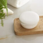 Bfogop Plastic Soap Container, Soap Bar Holder Travel Case Portable Round Soap Dishes with Lid Leak-Proof Soap Box for Bar Soap Box Holder Soap Container for Home, Gym, Camping