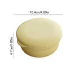 Bfogop Plastic Soap Container, Soap Bar Holder Travel Case Portable Round Soap Dishes with Lid Leak-Proof Soap Box for Bar Soap Box Holder Soap Container for Home, Gym, Camping