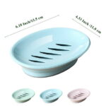 BIZHUA 2 Pack Soap Dish Bar Soap Holder Soap with Drip Tray for Shower, 2*Soap Box