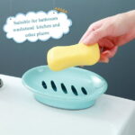 BIZHUA 2 Pack Soap Dish Bar Soap Holder Soap with Drip Tray for Shower, 2*Soap Box