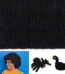 Black Pipe Cleaners for Hair, Pipe Cleaners, 100 PCS Black Pipe Cleaners for Locs Chenille Stems Pipe Cleaners Craft Supplies for Wig Weaving DIY Halloween Decorations