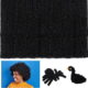Black Pipe Cleaners for Hair, Pipe Cleaners, 100 PCS Black Pipe Cleaners for Locs Chenille Stems Pipe Cleaners Craft Supplies for Wig Weaving DIY Halloween Decorations