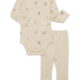 Bliss by Garanimals Baby Boys or Girls Ribbed Cotton Bodysuit and Leggings Set, 2-Piece, Sizes 0-12 Months