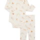 Bliss by Garanimals Baby Boys or Girls Ribbed Cotton Bodysuit and Leggings Set, 2-Piece, Sizes 0-12 Months