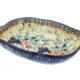 Blue Rose Polish Pottery Blue Butterfly Soap Dish