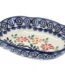 Blue Rose Polish Pottery Garden Bouquet Soap Dish