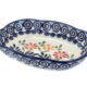 Blue Rose Polish Pottery Garden Bouquet Soap Dish