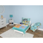 Bluey 5-Piece Toddler Bedding Set & Blanket, Blue, Unisex