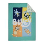 Bluey 5-Piece Toddler Bedding Set & Blanket, Blue, Unisex