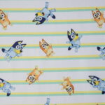 Bluey 5-Piece Toddler Bedding Set & Blanket, Blue, Unisex