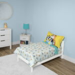 Bluey 5-Piece Toddler Bedding Set & Blanket, Blue, Unisex