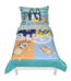 Bluey 5-Piece Toddler Bedding Set & Blanket, Blue, Unisex