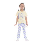 Bluey Toddler Girls Graphic Tee and Flare Leggings Set, 2-Piece, Sizes 12M-5T