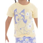 Bluey Toddler Girls Graphic Tee and Flare Leggings Set, 2-Piece, Sizes 12M-5T