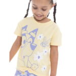Bluey Toddler Girls Graphic Tee and Flare Leggings Set, 2-Piece, Sizes 12M-5T