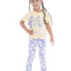 Bluey Toddler Girls Graphic Tee and Flare Leggings Set, 2-Piece, Sizes 12M-5T