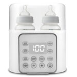 Bottle Warmer,Double Bottle Warmer with Appointment &Timer,6-in-1 Fast Baby Food Heater & Defrost