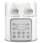 Bottle Warmer,Double Bottle Warmer with Appointment &Timer,6-in-1 Fast Baby Food Heater & Defrost