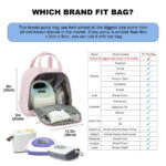 Breast Pump Bag, Spectra Pump Backpack, Compatible with Spectra S1, S2, Pink