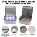 Breast Pump Bag, Spectra Pump Backpack, Compatible with Spectra S1, S2, Pink