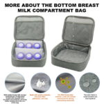 Breast Pump Bag, Spectra Pump Backpack, Pumping Bag for Working Mom, Compatible with Spectra S1, S2, Grey