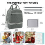 Breast Pump Bag, Spectra Pump Backpack, Pumping Bag for Working Mom, Compatible with Spectra S1, S2, Grey