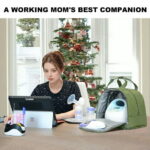 Breast Pump Bag, Spectra Pump Backpack with Pockets for Working Mom, Compatible with Spectra S1, S2, Green