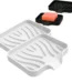 Bxaolu Silicone Soap Holder- Soap Dish with Drainage Perfect for Kitchen Counter, Scrub Holder, Sink Organizer,Soap Dishes,Sponge,Dispenser,bar Shower soap,Sink Tray(White-S,2PCS)