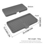 Bxaolu Silicone Soap Holder- Soap Dish with Drainage Perfect for Kitchen Counter, Scrub Holder, Sink Organizer,Soap Dishes,Sponge,Dispenser,bar Shower soap,Sink Tray(Pink-L,2PCS)