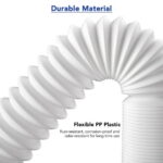 Byootique Wash Basin Drain Hose Kit Extendable Drainpipe Shampoo Bowl Accessory for Salon