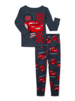 Cars Toddler Long Sleeve Top and Pants Pajama Set, 2-Piece, Sizes 12M-5T