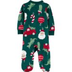 Carter's Child of Mine Baby Cozy Holiday Sleep N Play, Sizes Preemie-6/9 Months