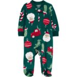 Carter's Child of Mine Baby Cozy Holiday Sleep N Play, Sizes Preemie-6/9 Months