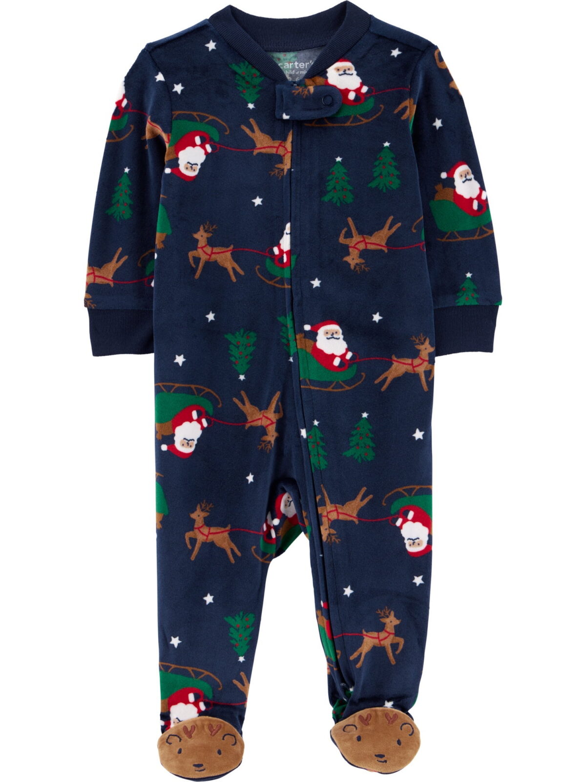Carter's Child of Mine Baby Cozy Holiday Sleep N Play, Sizes Preemie-6/9 Months