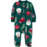 Carter's Child of Mine Baby Cozy Holiday Sleep N Play, Sizes Preemie-6/9 Months