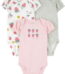 Carter's Child of Mine Baby Girl Bodysuit, 3-Pack, Sizes Preemie-18 Months