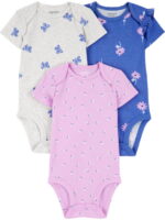 Carter's Child of Mine Baby Girl Bodysuit, 3-Pack, Sizes Preemie-18 Months
