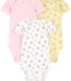 Carter's Child of Mine Baby Girl Bodysuits, 3-Piece, Sizes Preemie-18 Months