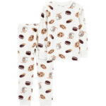Carter's Child of Mine Toddler Cozy Pajama Set, 2-Piece, Sizes 12M-5T