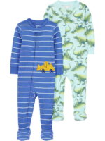 Carter's Child of Mine Toddler Pajama, 2-Pack, One-Piece, Sizes 12M-5T