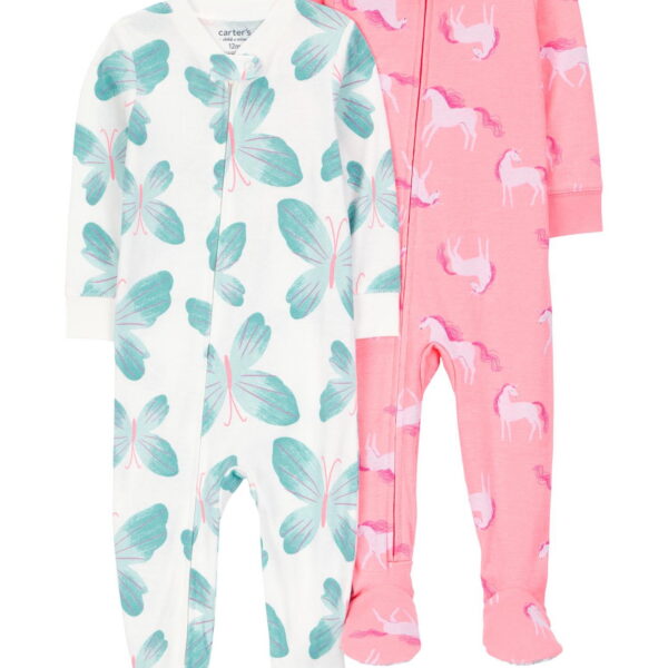 Carter's Child of Mine Toddler Pajama, 2-Pack, One-Piece, Sizes 12M-5T